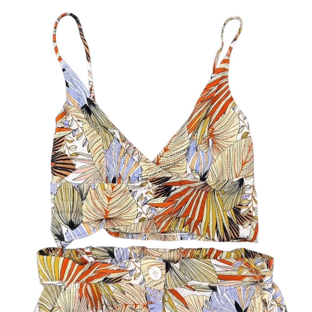 Shore Two Piece Set – Tropical Print Size L - Picture 2 of 5